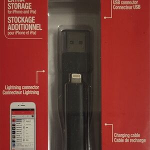 Extra Storage USB Drive for iPhone and iPad - Black